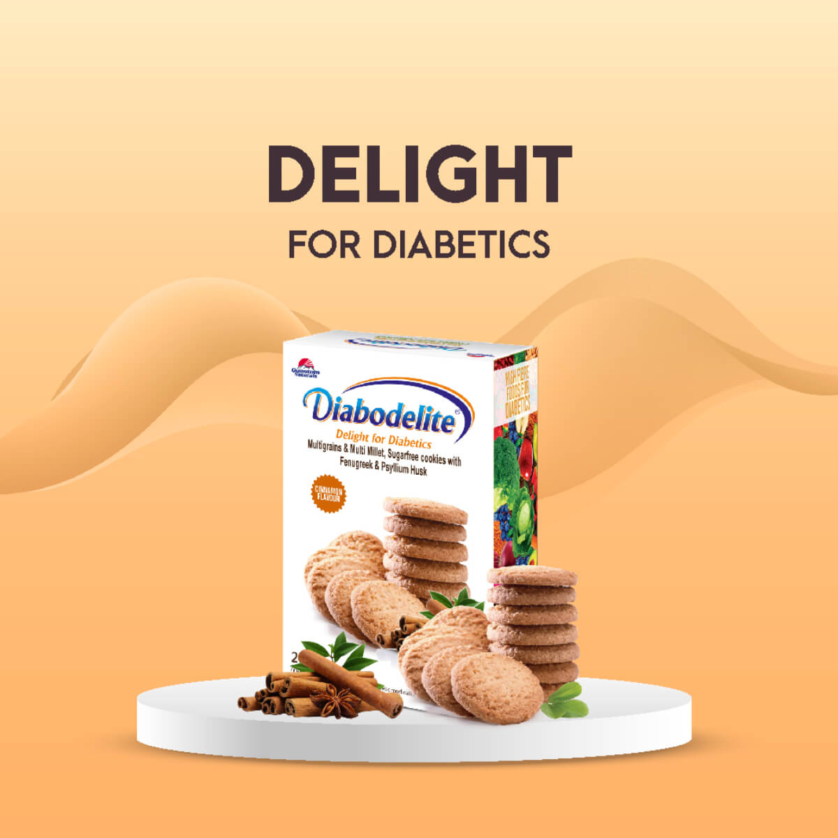 Diabodelite Cookies (Cinnamon)