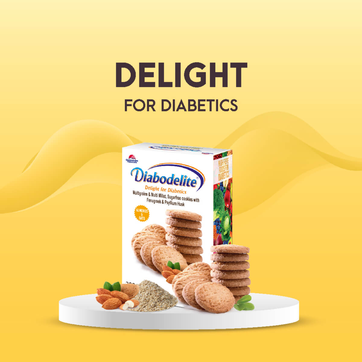 Diabodelite Cookies (Almond & Oats)