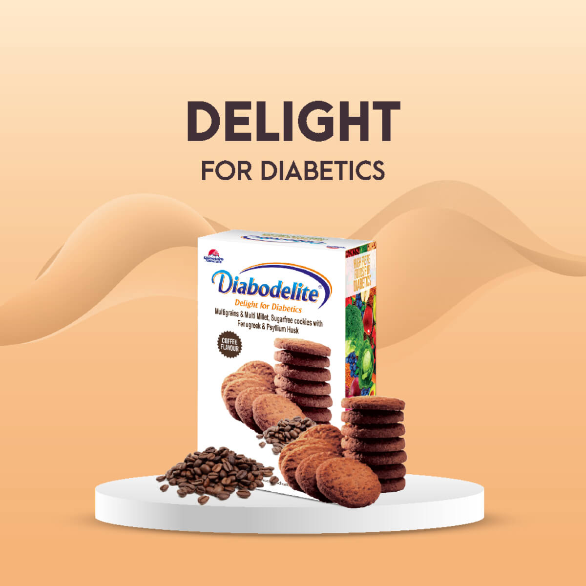 Diabodelite Cookies (Coffee)